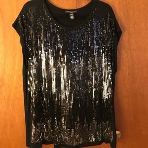 Like NEW! Apostrophe Sequin T-Shirt